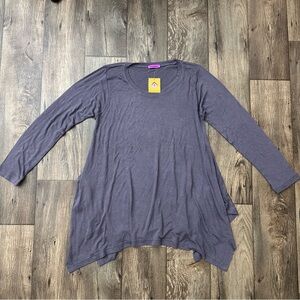 Mountain Mamas Tunics Top Long Sleeve Shirt Women’s Size XL Purple